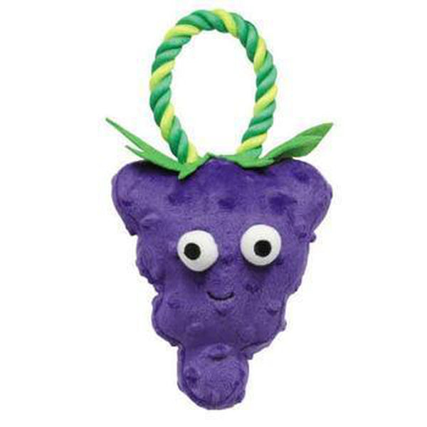 Grriggles Happy Fruit Rope Tug Dog Toy - Grapes, Pet Toys, Furbabeez, [tag]