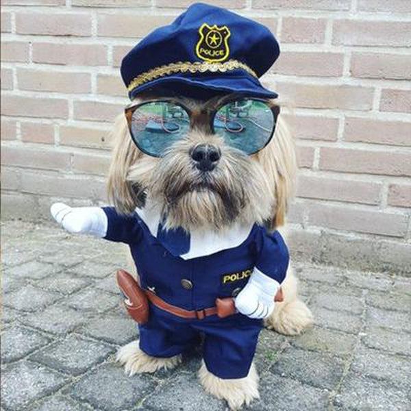 Dog Police Costume, Pet Clothes, Furbabeez, [tag]