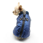 Runner Dog Coat - Metallic Blue