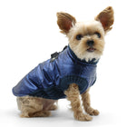 Runner Dog Coat - Metallic Blue