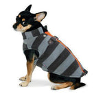 Active Fleece D-Ring Striped Dog Coat by Dogo - Gray, Pet Clothes, Furbabeez, [tag]