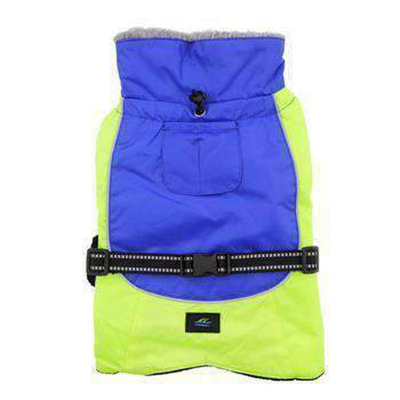 Alpine All-Weather Dog Coat - Blue and Green, Pet Clothes, Furbabeez, [tag]