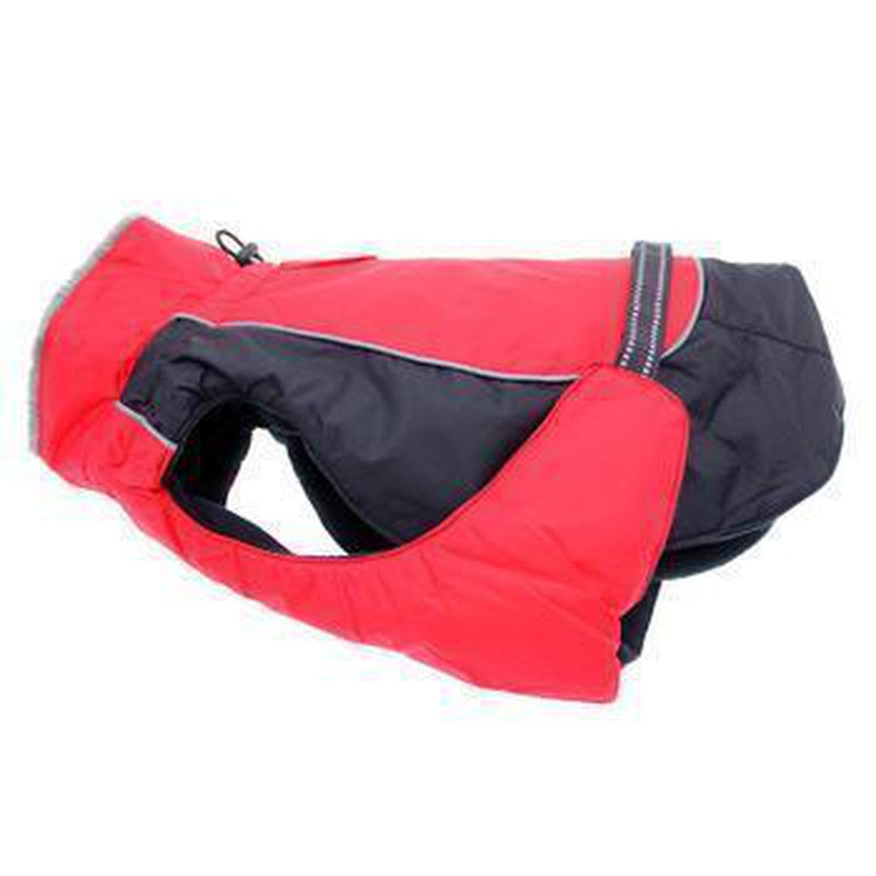 Alpine All-Weather Dog Coat - Red and Black, Pet Clothes, Furbabeez, [tag]