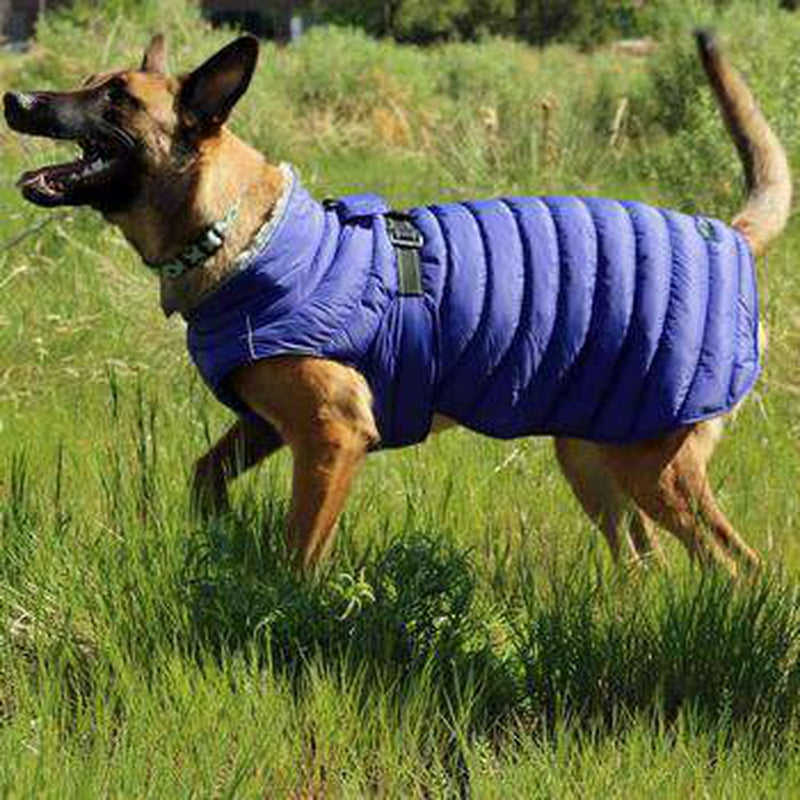 Alpine Extreme Weather Puffer Dog Coat - Navy Blue, Pet Clothes, Furbabeez, [tag]