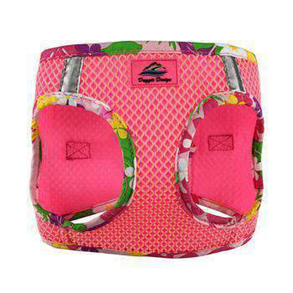 American River Choke Free Harness Hawaiian Trim - Candy Pink, Collars and Leads, Furbabeez, [tag]