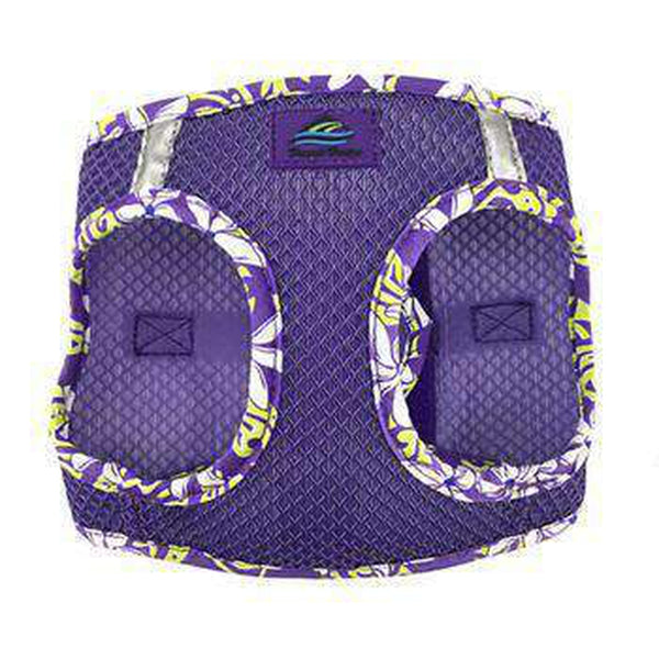 American River Choke Free Harness Hawaiian Trim - Paisley Purple, Collars and Leads, Furbabeez, [tag]