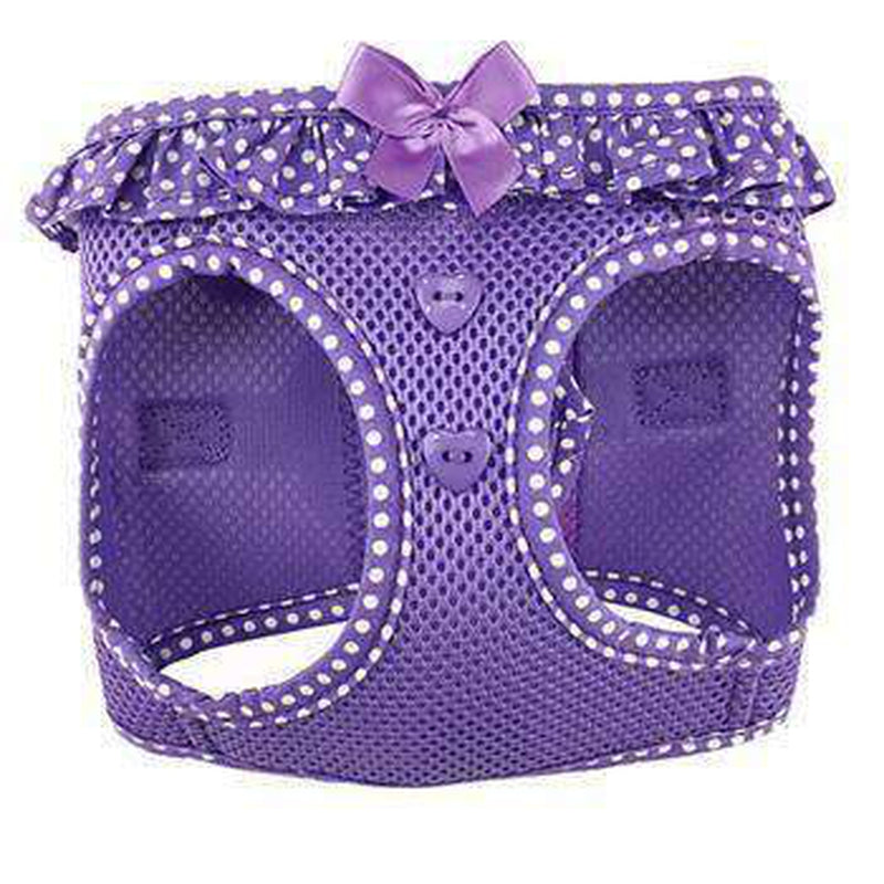 American River Choke-Free Dog Harness - Purple Polka Dot, Collars and Leads, Furbabeez, [tag]