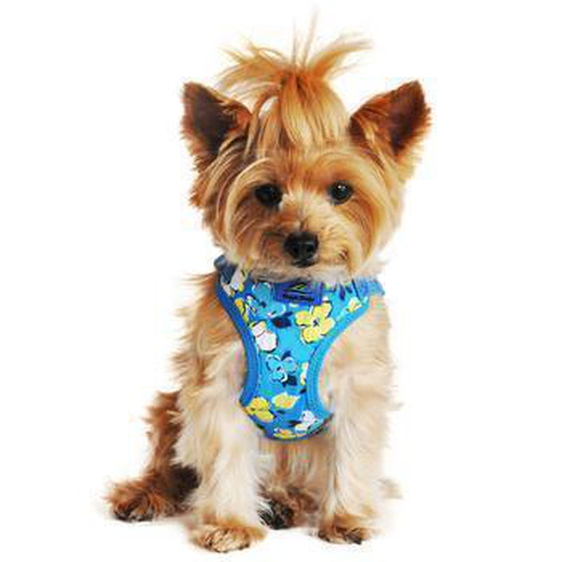 Wrap and Snap Choke Free Dog Harness - Hawaiian Blue, Collars and Leads, Furbabeez, [tag]