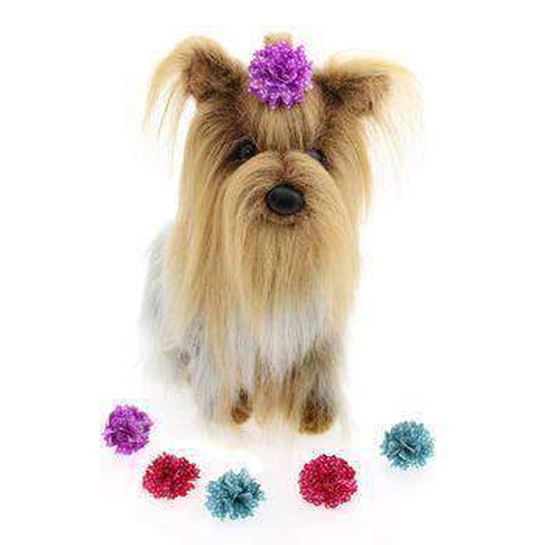 Aria Dot Rose Dog Bows, Pet Accessories, Furbabeez, [tag]