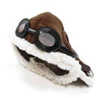 Aviator Dog Hat by Dogo - Brown, Pet Accessories, Furbabeez, [tag]