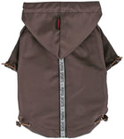 Base Jumper Raincoat Pet Clothes Puppia Brown Small 