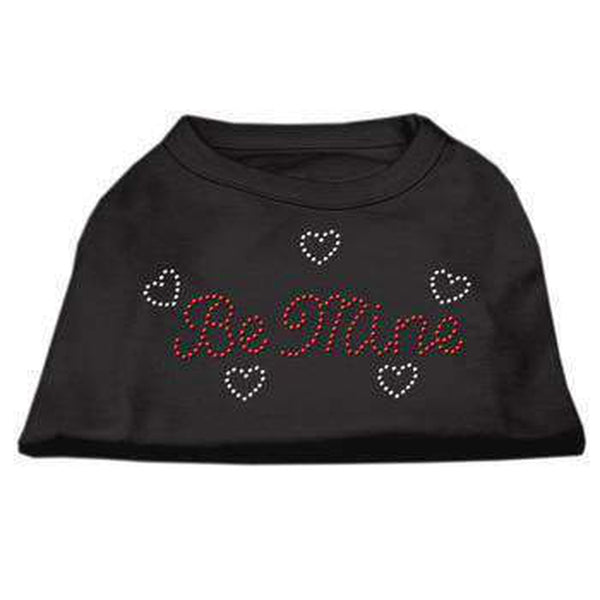 Be Mine Rhinestone Dog Tank - Black, Pet Clothes, Furbabeez, [tag]