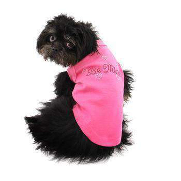 Be Mine Rhinestone Dog Tank - Bright Pink, Pet Clothes, Furbabeez, [tag]