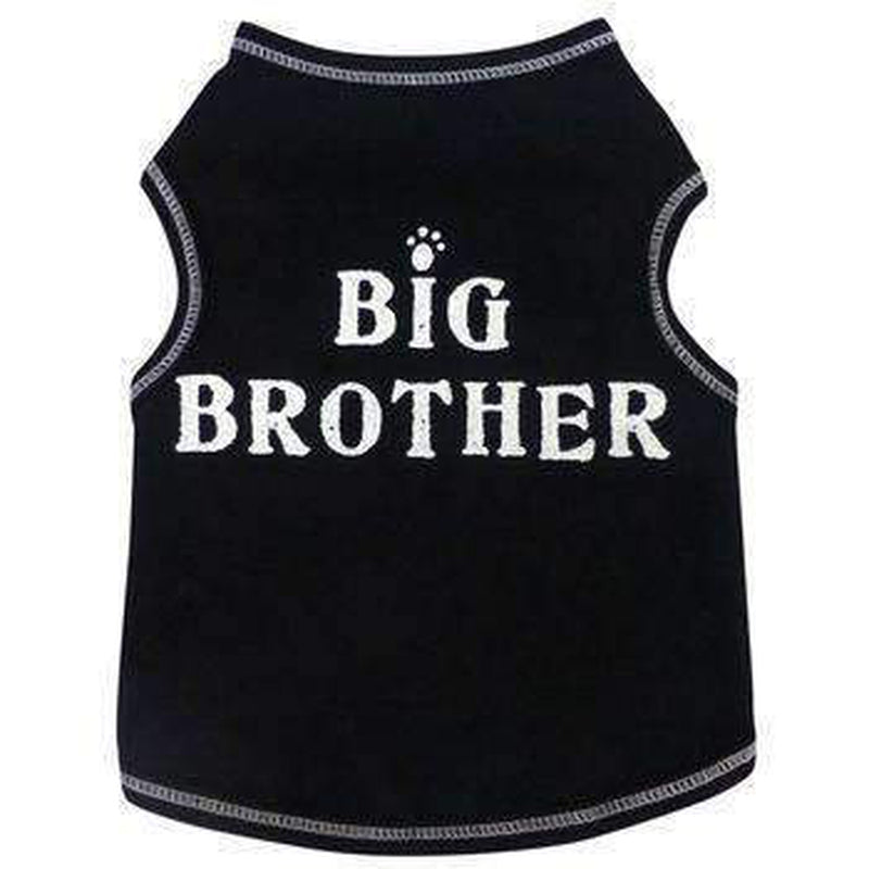 Big Brother Cotton Dog Tank Top, Pet Clothes, Furbabeez, [tag]