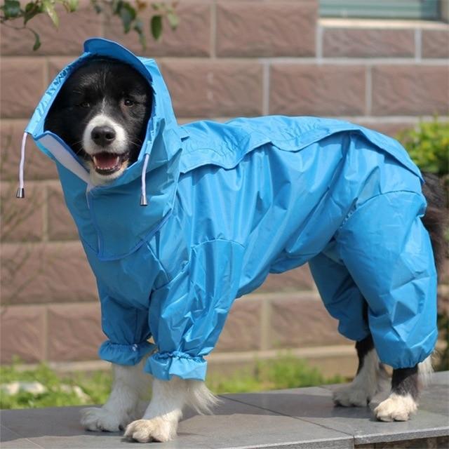 Big Dog Raincoat Pet Clothes Oberlo Turquoise 12 