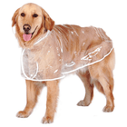 Big Dog Transparent Rain Poncho Pet Clothes Amazon 