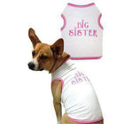 Big Sister Cotton Dog Tank Top, Pet Clothes, Furbabeez, [tag]