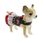 Biker Dress Dog Harness by Doggles - Red Plaid, Collars and Leads, Furbabeez, [tag]