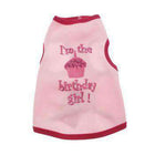 Birthday Girl Dog Tank Top - Pink, Pet Clothes, Furbabeez, [tag]