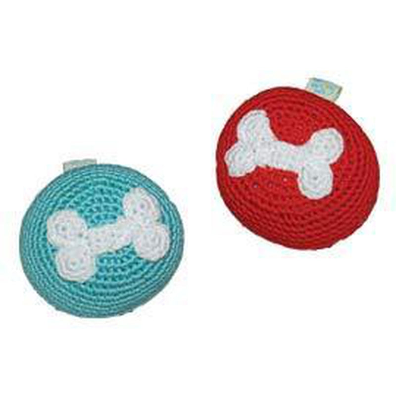 Bone Ball Knit Dog Toy, Pet Toys, Furbabeez, [tag]