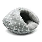 Burger Bed Gray Lattice, Pet Bed, Furbabeez, [tag]