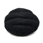 Burger Bed Solid Black, Pet Bed, Furbabeez, [tag]