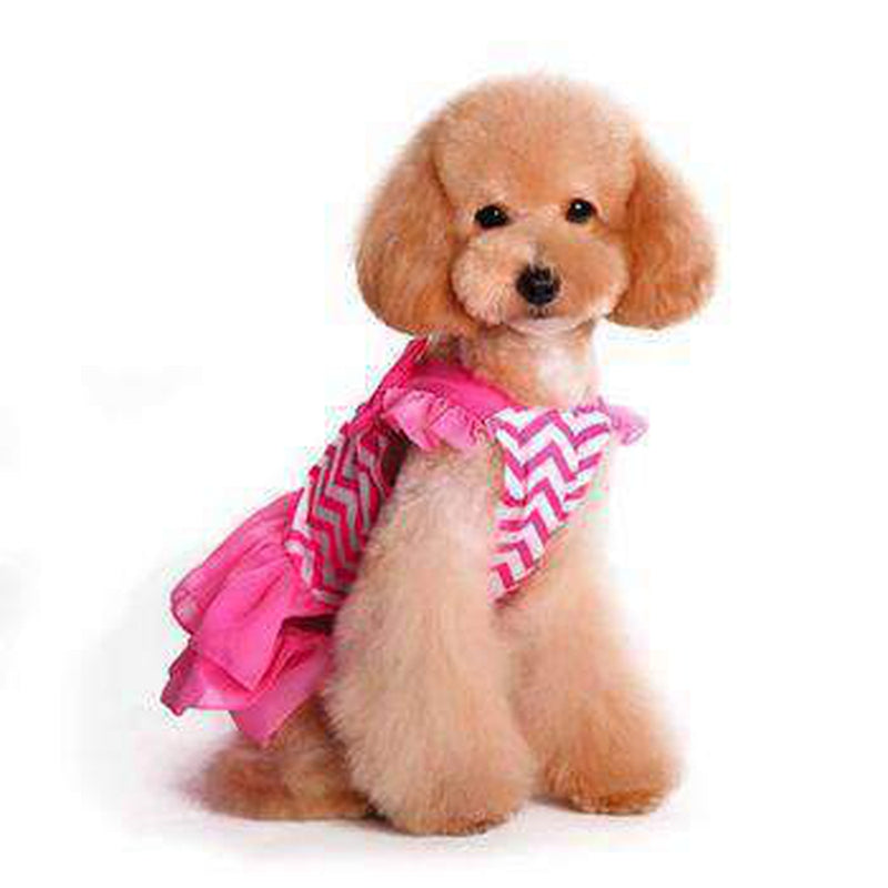 Chevron Dog Dress, Pet Clothes, Furbabeez, [tag]