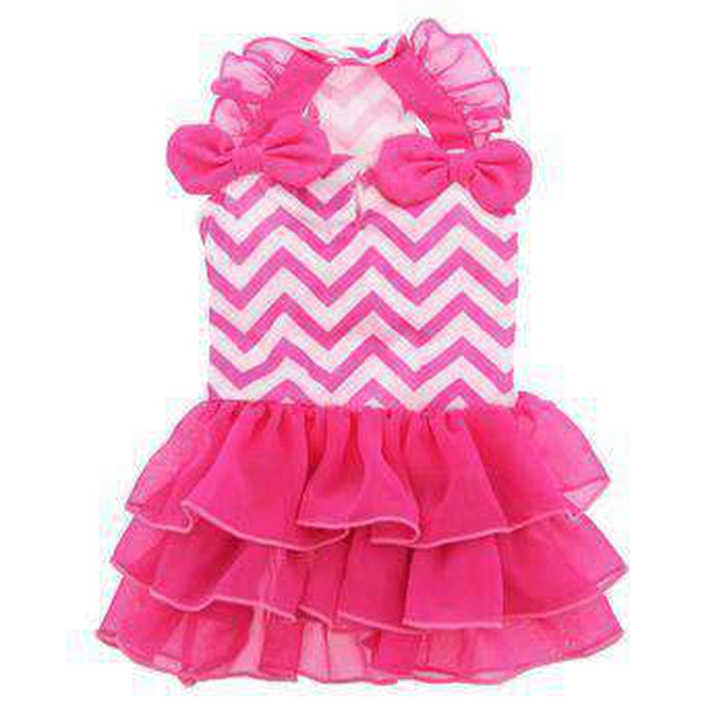 Chevron Dog Dress, Pet Clothes, Furbabeez, [tag]