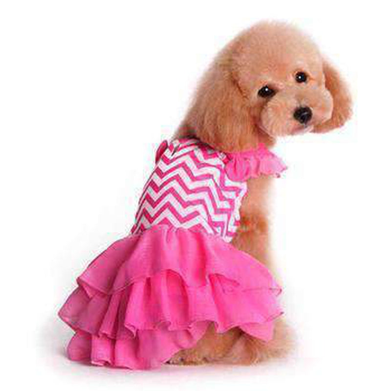 Chevron Dog Dress, Pet Clothes, Furbabeez, [tag]
