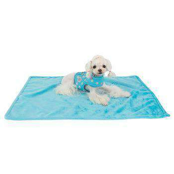 Chic Dog Blanket by Pinkaholic - Blue, Pet Bed, Furbabeez, [tag]