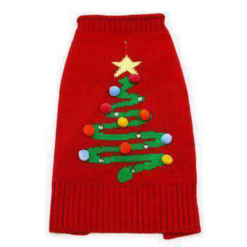 Christmas Tree Dog Sweater, Pet Clothes, Furbabeez, [tag]