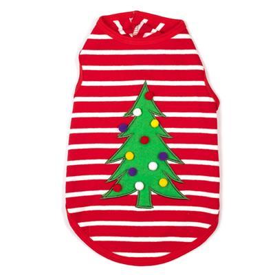 Christmas Tree Dog Tee Pet Clothes Worthy Dog 