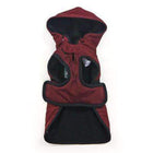 Classic Trench Dog Coat - Maroon, Pet Clothes, Furbabeez, [tag]