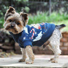 Reindeer Combed Cotton Ugly Holiday Dog Sweater, Pet Clothes, Furbabeez, [tag]
