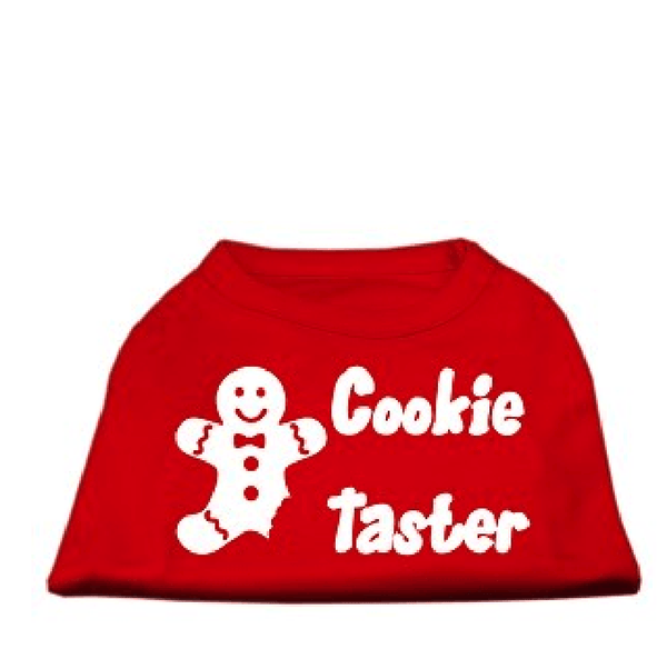Cookie Taster Christmas Dog T-Shirt, Pet Clothes, Furbabeez, [tag]