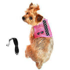 Cool Mesh Dog Harness - Pink and Black Polka Dot Sunglasses, Collars and Leads, Furbabeez, [tag]