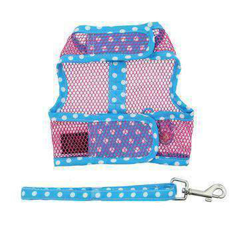Cool Mesh Dog Harness Under the Sea Collection - Pink and Blue Flip Flops, Collars and Leads, Furbabeez, [tag]