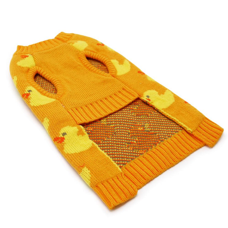 Cozy Duck Dog Sweater, Pet Clothes, Furbabeez, [tag]