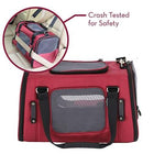 Crash Tested Gen7 Commuter™ Dog, Cat, Pet Carrier + Car Seat Pet Accessories Oberlo Red 
