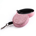 Crystal Bling Retractable Dog Leash Collars and Leads Furbabeez 