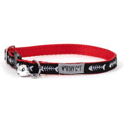 Dinner Fish Bone Cat Collar Collars and Leads Worthy Dog 