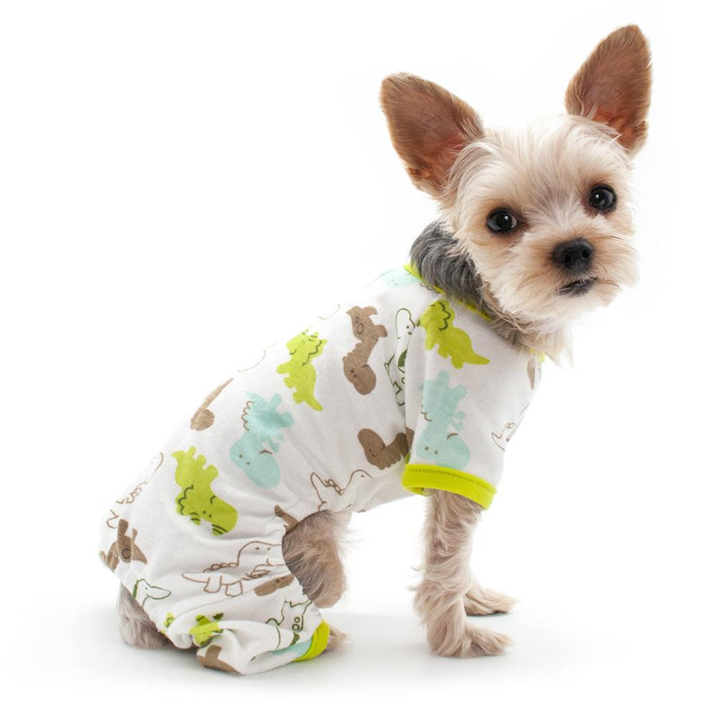 Dino Dream Dog Pajamas, Pet Clothes, Furbabeez, [tag]
