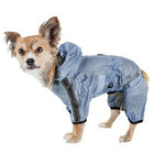 Dog Helios 'Torrential Shield' Waterproof Full Bodied Dog Raincoat Pet Clothes Helios Blue Medium 