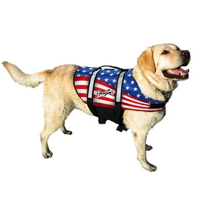 Dog Life Jacket - PAWZ Flag Pet Life Vest, Nylon Pet Preserver Pet Accessories Pawz Pet Products 