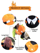 Dog Pilgrim Carrying Pumpkin Costume Pet Clothes Oberlo 