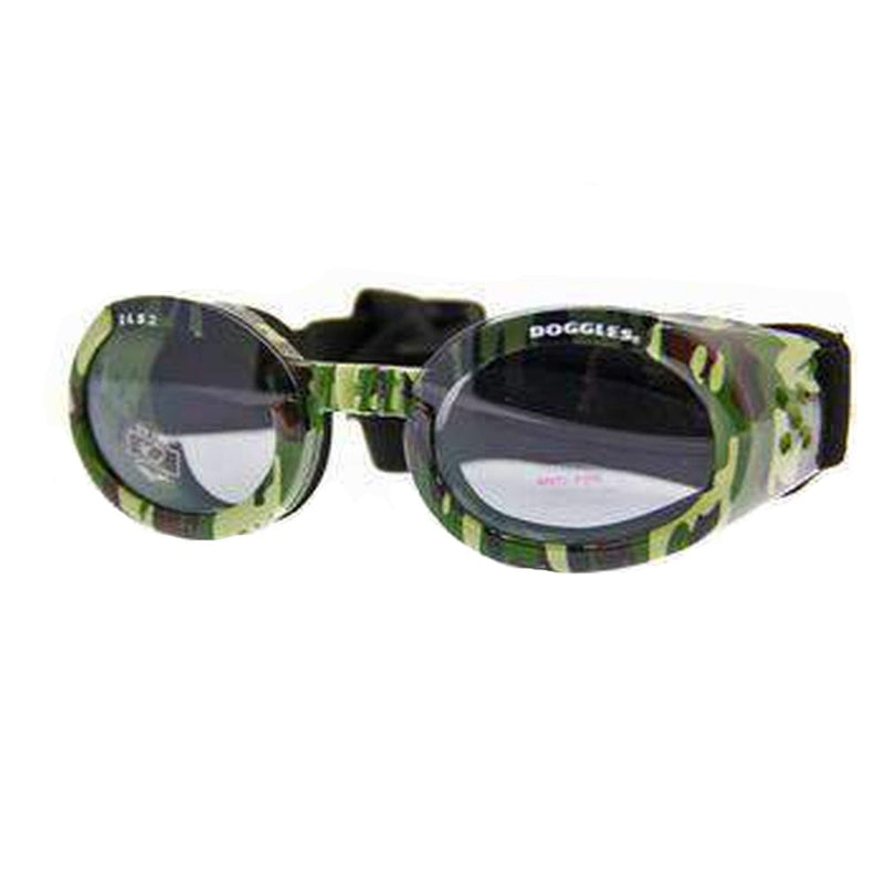 Doggles - ILS2 Green Camo Frame with Light Smoke Lens, Pet Accessories, Furbabeez, [tag]