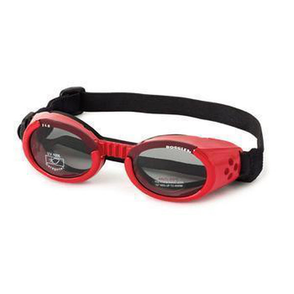 Doggles - ILS2 Shiny Red Frame with Smoke Lens, Pet Accessories, Furbabeez, [tag]