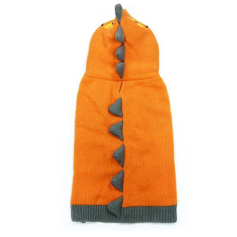Dragon Dog Sweater - Orange, Pet Clothes, Furbabeez, [tag]