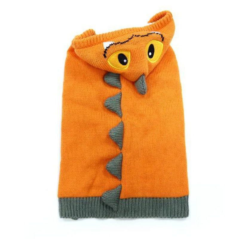 Dragon Dog Sweater - Orange, Pet Clothes, Furbabeez, [tag]