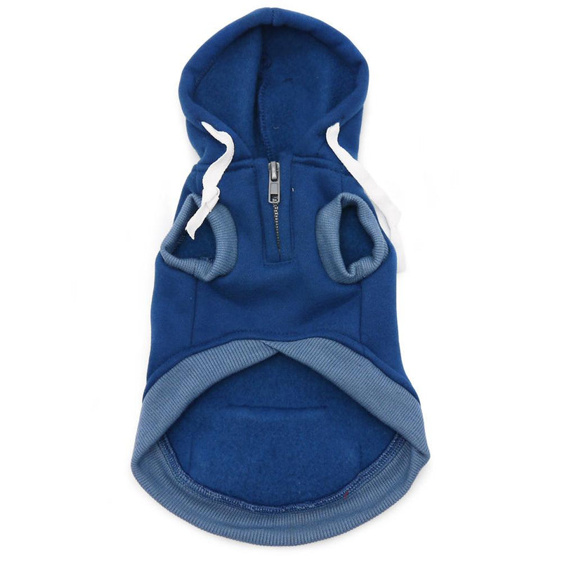 Drawstring Dog Hoodie by DOGO - Blue, Pet Clothes, Furbabeez, [tag]